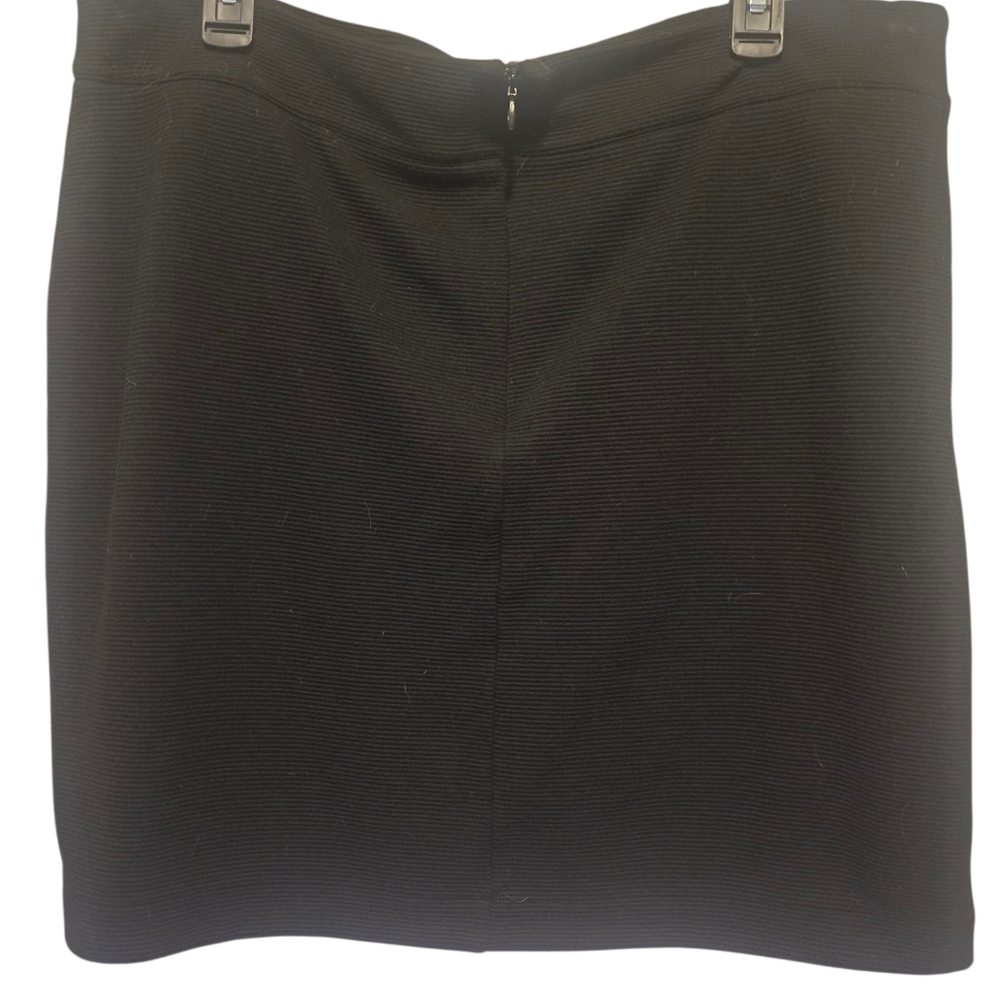 GAP Designed & Crafted Woman's FT Solid Pencil Skirt In true black- SZ L